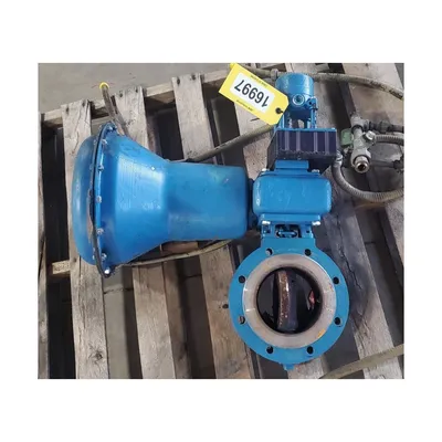 Used 6" DeZurik Stainless Steel HP Butterfly Valve
