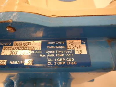 USED VALVCON VWX300CKE115A ACTUATOR