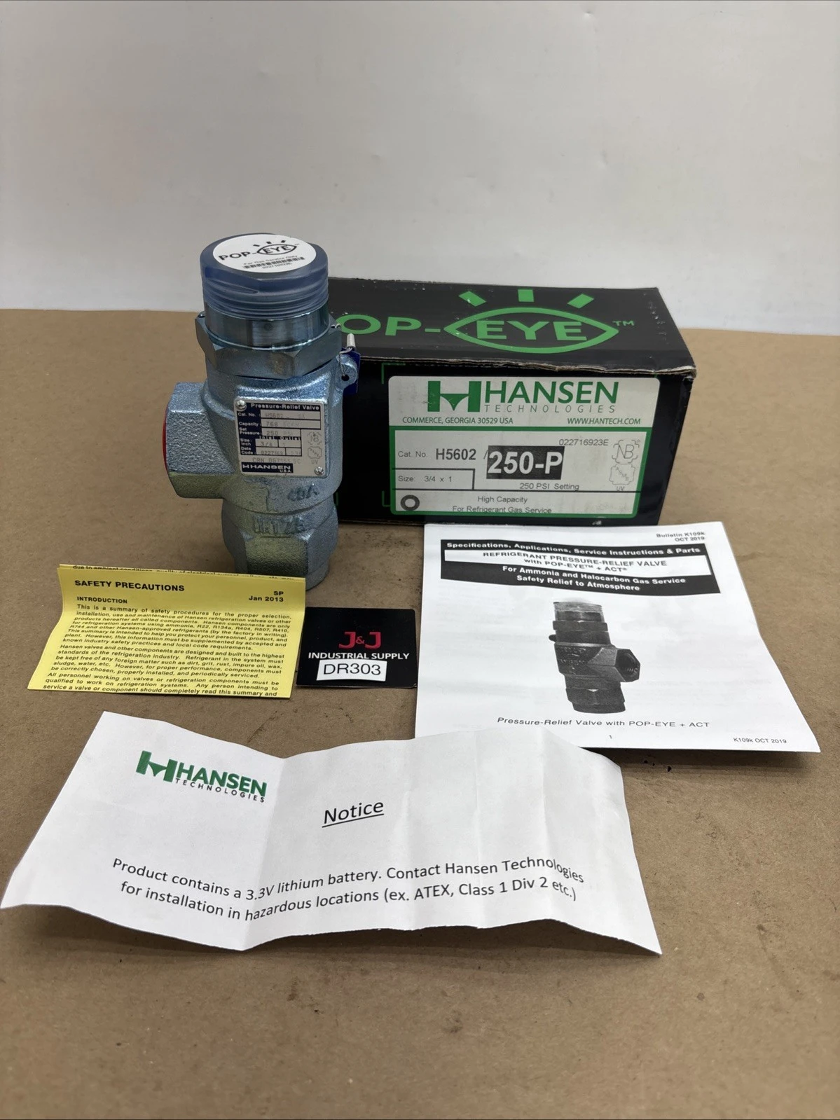NEW Hansen H5602/250