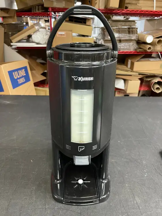 Used Zojirushi Used Zojirushi AY-AE25 2.5 Liter Glass-Lined Thermal Gravity Beverage Dispenser Beverage Dispensers Illinois US | Falcon Restaurant Supply #1376148