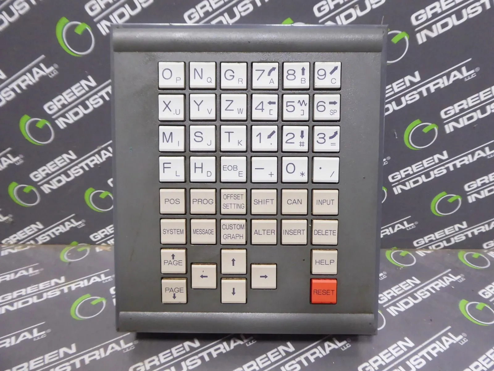 Fanuc A02B-0120-C121/MA FS16 9" MDI Unit Operator Keypad Used