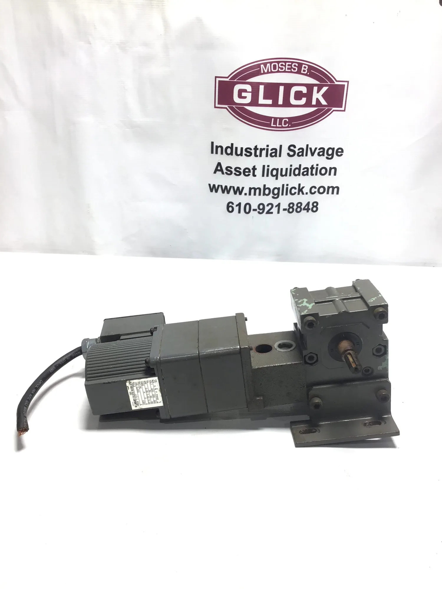 Mitsubishi GM-JW Geared Motor 3/3.6 RPM 1:5 Gear Ratio