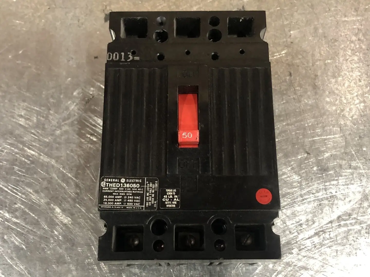 USED GENERAL ELECTRIC THED136050