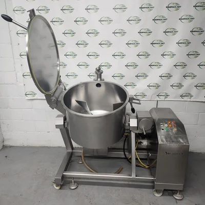 Stephan mobile tiltable vacuum mixer, type: VM 200, 200 lite, 2 speeds, on wheels # 704960