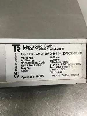 USED T&R ELECTRONIC LP-38 1050MM