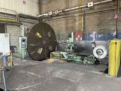 USED WMW ZERBST CNC INTERNAL THREAD LATHE Ø 4000 MM