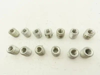 Threaded Locking Insert 3/4-10 x 1-1/4-7 Thread Repair Allen Hex Drive Lot of 13
