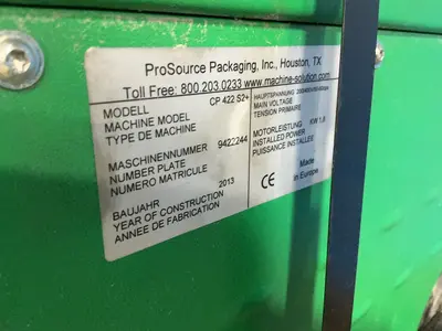 Used 2013 PROSOURCE PACKAGING INC CP 422 S2+ Paper Shredders Ohio US | HGR 24 #1266721