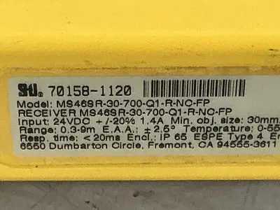 USED BANNER MS46SR-30-700-Q1-R-NC-FP
