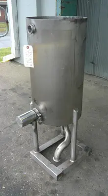 SPC9129  Tank 15 gallon vertical tank, Stainless Steel, conical
