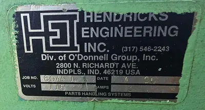 USED 1995 HENDRICKS ENGINEERING 6044