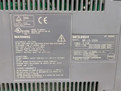 Mitsubishi MELSERVO MR-J3-350A AC Servo Amplifier Module 3.5kW 200-230V Used