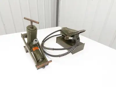 Columbus Jack T&E PD-94 Air Hydraulic Tire Changer Bead Breaker Foot Pedal Pump