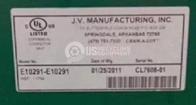 USED 2011 JV MANUFACTURING E10291-E10291 STATIONARY