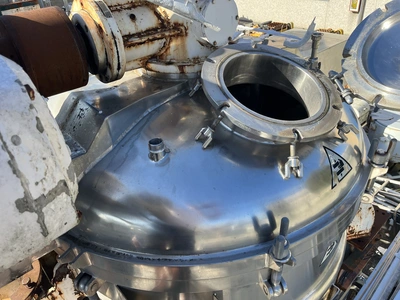1,000L S/S JKTD  Hemis  Pressindustria Scrape Surface Anchor Reactor