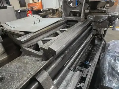 20" x 72" H.E.S., engine lathe with metric threading,loaded with tooling, 18-900 RPM, 15 HP