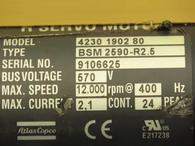Atlas Copco 4230 1902 80 Nutrunner 1/2" Nut Driver 26" Overall Offset