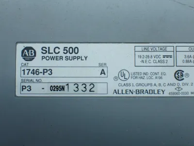 USED ALLENBRADLEY 1746P3
