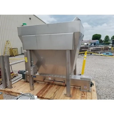 Anderson & Dahlen Stainless Bin with Screw Feeder