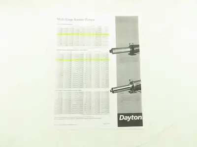 Dayton 2P019 Stainless Steel Multi Stage Booster Pump Motor 3/4HP 115/230V 1PH