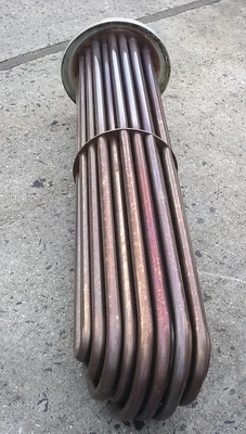 USED 250 GALLON HEATING TANK 250 GALLON COIL TANK