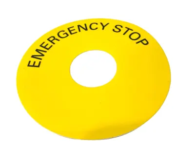 New | in-Stock Siemens E-Stop Backing Plate Self-Adhesive 23mm ID LOT OF 7 Switch Parts Michigan US | Maverick Industrial Sales #1390981