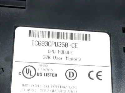 USED GE FANUC CPU 350 SERIES 90-30 PLC PROCESSOR MODULE