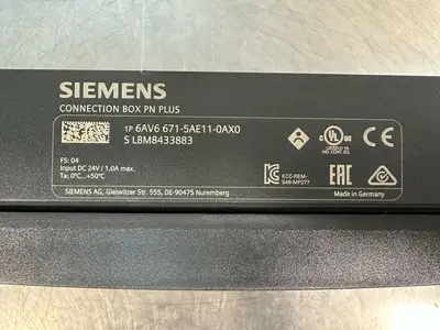 Siemens Connection Box Pn Plus 6AV6 671-5AE11-0AX0 (6.5.5)