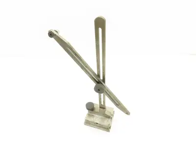 Fowler 12" Indicator Gage Transfer Stand Steel Base 52-620-717-0