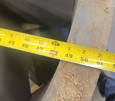 USED 1998 HARTZELL 48'' AXIAL FAN
