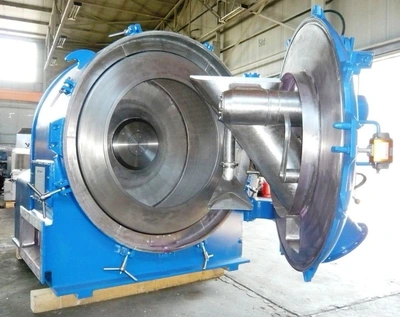 Krauss-Maffei HZ 125 peeler centrifuge, 316 SS.