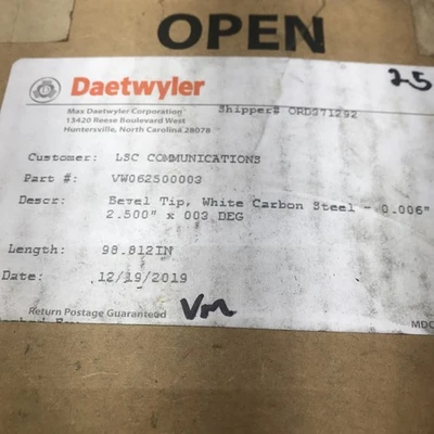 USED DAETWYLER VW062500003