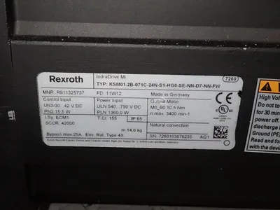 USED REXROTH KSM01.2B071C24NS1HG0SENND7NNFW