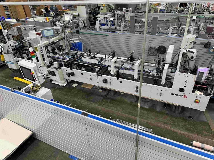 Used 2003 BOBST MEDIA 100 II A2 Folder/Gluer Machines | Capital Equipment Solutions #468594
