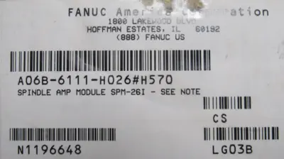 NEW FANUC A06B-6111-H026#H570 SPINDLE DRIVE A06B6111H026H570