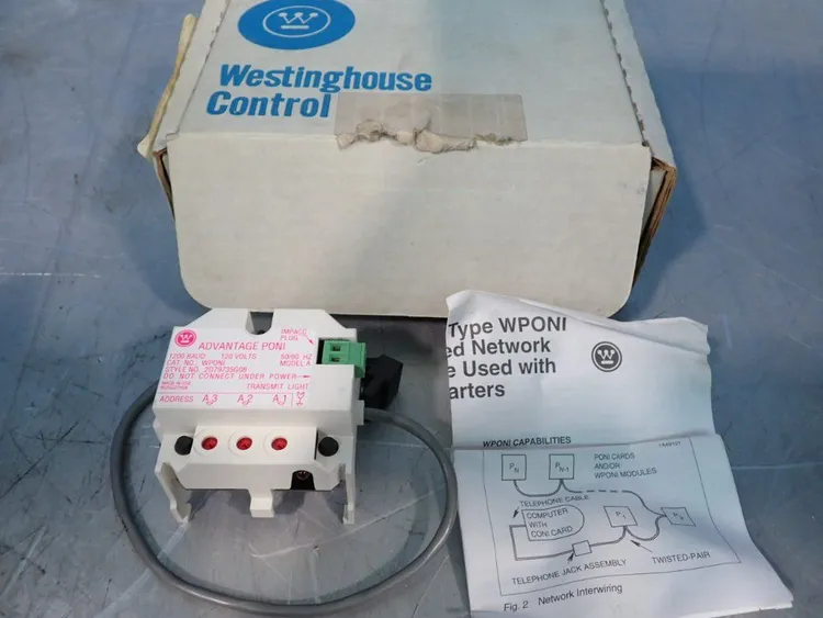 New | in-Stock WESTINGHOUSE WPONI Interface Monitors | HGR 24 #752742