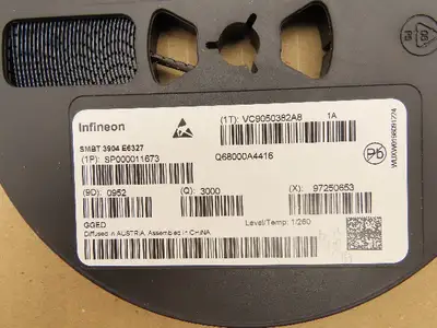 Infineon SMBT3904E6327 Bipolar Transistors Array 3000 Pieces