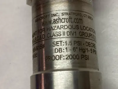 New | in-Stock ASHCROFT APSNSDCS03 Pressure Transmitters Ohio US | Surplus Asset Holdings #1237418