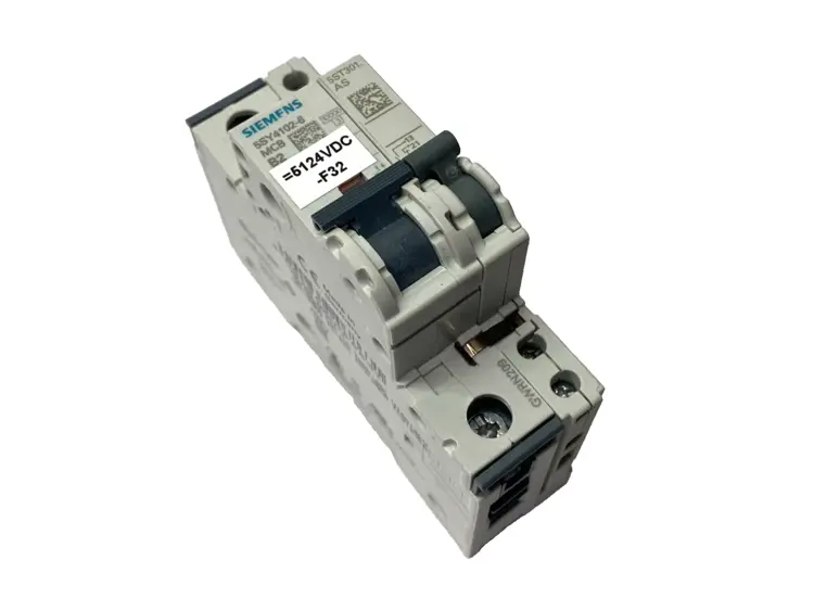 Used SIEMENS MINIATURE CIRCUIT BREAKER 1-POLE 230/400V 2A W/ 5ST3010 SWITCH Circuit Breakers | Maverick Industrial Sales #1105953