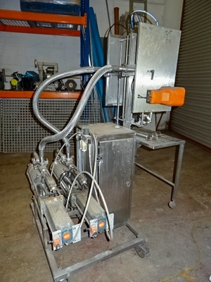 5 L S/S SP Twin Head Pneumatic Filler Type SPD 5000
