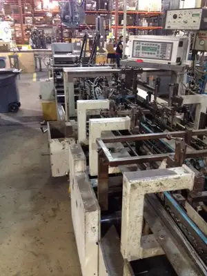Bobst Domino 110 M-II (straight line, auto bottom, 4 corner, 6 corner.