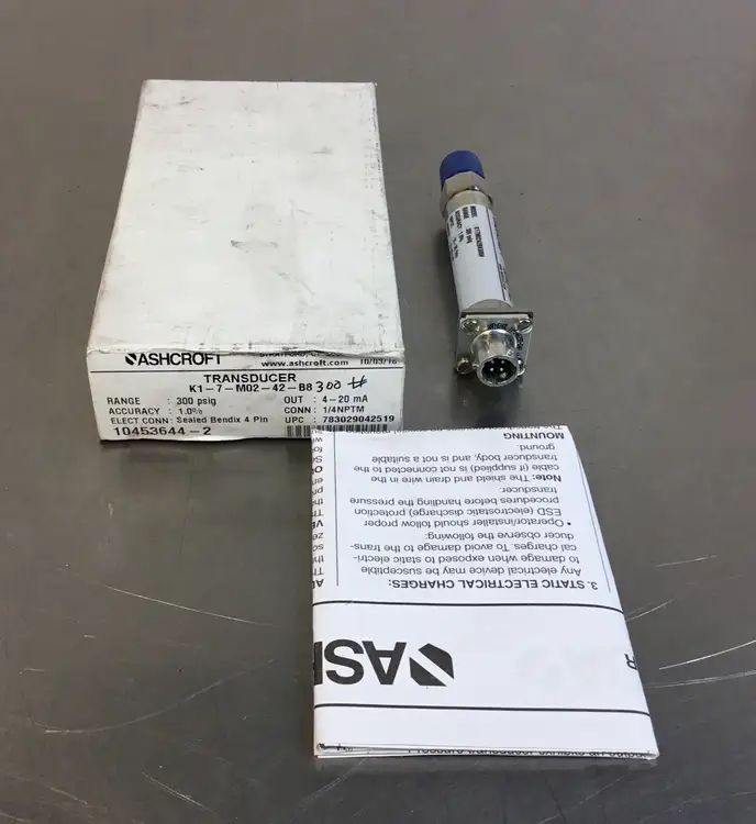 Used ASHCROFT K17M0242B8300# PLC Processors South Carolina US | Palmetto Automation #1319537