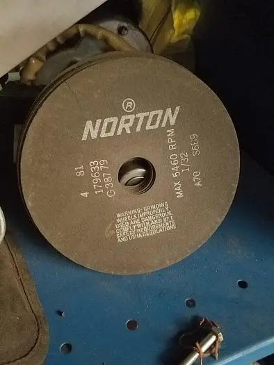 Used NORTON A70-S6B9 Grinding Wheels Wisconsin US | Lemke Machinery Sales #309962
