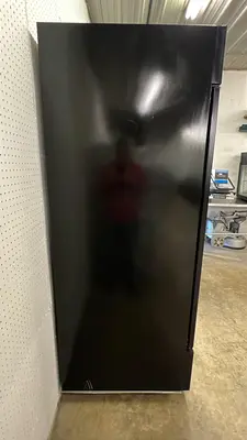 Used Beverage Air Used 2017 Beverage Air LV72HC-1-B Refrigerated Glass 3 Door Reach In Merchandiser Display Refrigerators Illinois US | Falcon Restaurant Supply #1373725