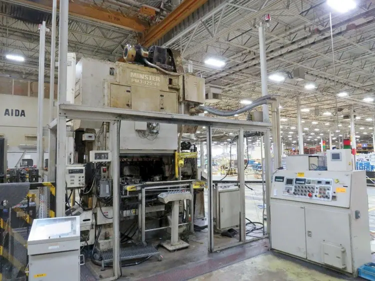 Used MINSTER PM3-125 Straight Side Presses Ohio US | D & D Industries #476312