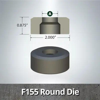 CLEVELAND PUNCH & DIE CPDS0136 Punch & Die Sets | Punch Press and Shear (3)