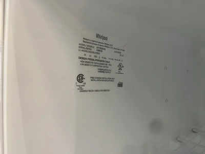 Used WHIRLPOOL FREEZER Freezers Michigan US | Miedema Asset Management Group #1322273