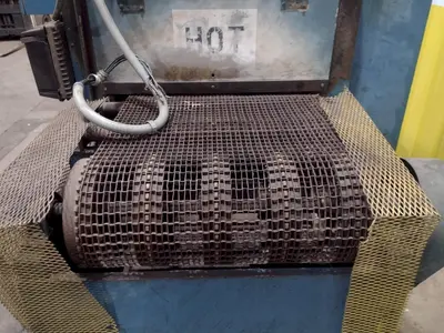 12" x 33" PASS-THROUGH WIRE MESH BELT TEMPER OVEN: STOCK #16262