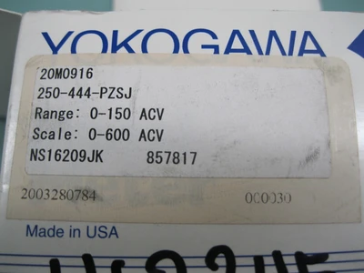 NEW Yokogawa 250-444-PZSJ