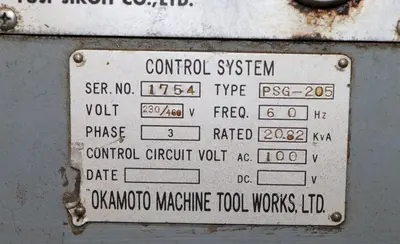 USED OKAMOTO PSG-205